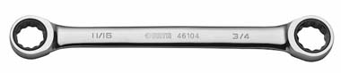 世達(dá)工具46104  英制全拋光雙梅花快扳11/16"x3/4"