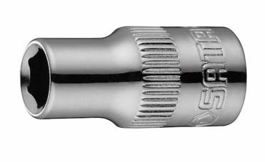 世達工具11306  6.3MM系列6角套筒6MM