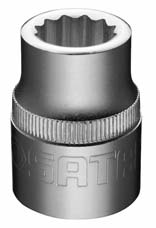 世達(dá)工具16607  19MM系列12角套筒25MM