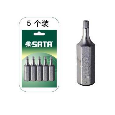世達(dá)工具59254 5件套6.3MM系列25MM長(zhǎng)六角旋具頭4MM