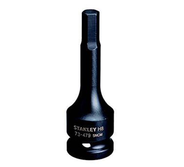 STANLEY史丹利工具 12.5MM系列公制6角風動旋具套筒
